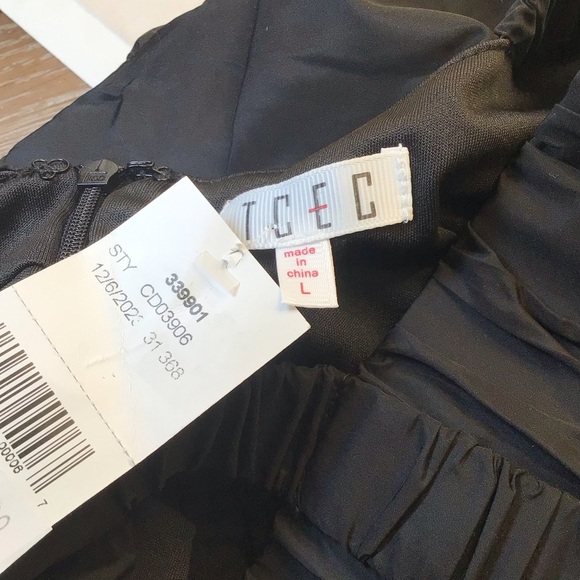 TCEC Women's Black Athletic Active Romper Dress - Picture 9 of 10